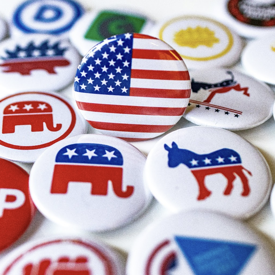 Which Logo Matches Your Vibe: Republican or Democrat? Photo By Marek Studzinski on Unsplash