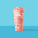Sweet and creamy, the Strawberry Horchata Slush is the new trendy drink from SONIC®