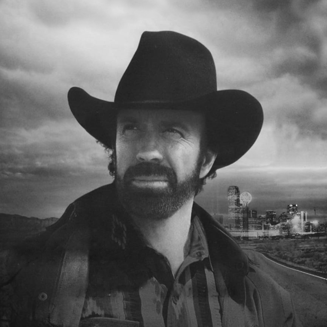 The future had a close encounter with Chuck Norris; that is why he didn't age, he didn't leave us, he simply leveled up. Credit Chuck Norris Walker, Texas Ranger, en 1993. CBS