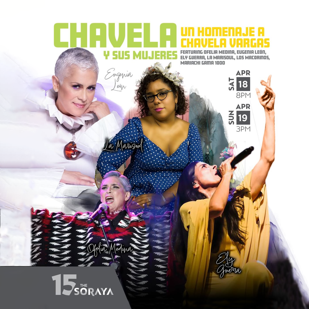 A Live Tribute- Chavela y sus Mujeres Tickets at The Soraya. Credit thesoraya.org