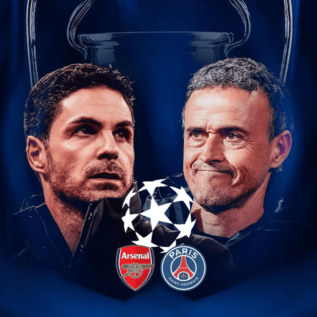 Arteta vs. Luis Enrique- A Final Featuring a Spanish Duel for European Glory in the 2026 UEFA Champions League. Credit hittazos.com